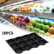 thumbnail image 3 of 10 Piezas 12 Agujeros Estante Expositor Bandeja De Frutas Para El Hogar Buffet Familias Reunión Negro Sunnimix bandeja de frutas, 3 of 8
