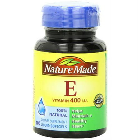 Nature Made La vitamine E 400 UI Gélules 100 ch (pack de 2)