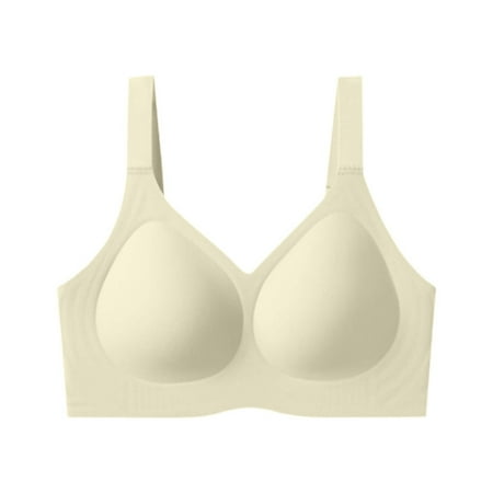 Wireless Bras For Women Plus Size Buttery Soft Wireless Sports Gym Support Wide Strap Basic Sleeping Bras