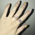 thumbnail image 2 of 925 sterling silver AAAAA Cz Engagement Wedding Band Rings for Women Fashion Jewelry, 2 of 2