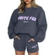 thumbnail image 1 of Sudaderas Con Capucha Chándales 2 Piezas Cordón Mujer Cintura Elástica Casual, 1 of 9