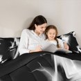 thumbnail image 4 of Homewish Cartoon Lightning 7-Piece Twin Bedding Sets,Modern Abstract Desgin Bedding Comforter Set,Gray Black Sheet Sets For Boys Kids,Ultra Soft Home Decor Reversible, 4 of 8
