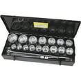thumbnail image 6 of Klutch Jumbo 1in.-Drive Socket Set, 21-Pc., SAE, 6 of 8