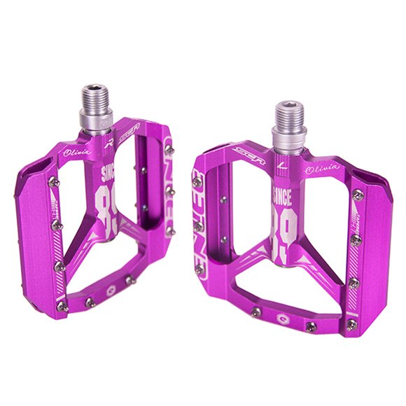 Amdohai Bike Pedals Aluminium Alloy Flat Bicycle Platform Pedals Mountain Bike Pedals Cycling Pedals
