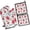 Pioneer Flower Floral, variant on Pioneer Flower Floral Print Pattern Kitchen Oven Mitt and Pot Holder Sets 2 Pcs for Baking, Cooking and Grilling, Heat Resistant Up To 392 °F