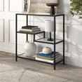 thumbnail image 4 of Evelyn&Zoe Johann 36" Tall Rectangular Bookcase, Blackened Bronze, 4 of 7