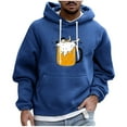 thumbnail image 4 of JUSLIO Plus Size Hoodies for Men Hooded Graphic Sweatshirts Drawstring Everyday Long Sleeve Pullover Sweatshirts, 4 of 5