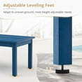 thumbnail image 7 of LUE BONA 42''L Patio Coffee Table,HDPS Rectangle Outdoor Coffee Table,Navy Blue, 7 of 7