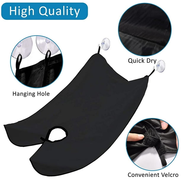Beard Apron Beard Bib for Shaving with 2 Suction Cups Non Stick