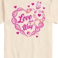 thumbnail image 3 of Jurassic Park - Love Finds a Way Short Sleeve Graphic T-Shirt, 3 of 5