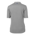 thumbnail image 3 of Women's Cutter & Buck Gray George Washington University Vault DryTec Virtue Eco Pique Recycled Polo, 3 of 3