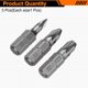 thumbnail image 3 of 3pcs PZ1/PZ2/PZ3 Broca de destornillador 1/4" Vástago hexagonal 25mm/1" Longitud Magnética Phillips Ranurada Puntas hexagonales de acero S2 Broca de destornillador de grado industrial, 3 of 7