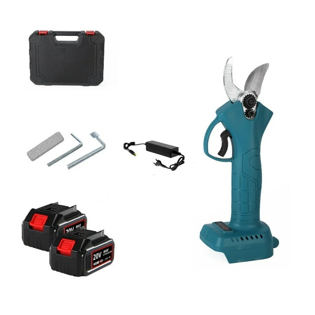 Brushless 4 Gear Cordless Pruner Shear Fruit Tree Bonsai Pruning Electric Tree Branches Cutter ,Less Effort