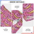 thumbnail image 6 of FORMRS Kids Pajama Pants with Pockets Size 6-8Y Boys Lounge Sleep Bottoms, Pink Doughnuts, 6 of 8