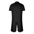 thumbnail image 4 of TIMIFIS Mens Outfits 2 Piece Summer Tracksuit Casual Crew Neck Solid Color Muscle Short Sleeve Tee Shirts and Classic Sport Shorts Set - Spring/Summer, 4 of 5