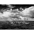 thumbnail image 2 of Drost, David 32x25 White Modern Wood Framed Museum Art Print Titled - BandW Desert View IV, 2 of 4