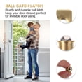 thumbnail image 4 of SHISUYAN 10pcs Copper Closet Door Spring Ball Catch Furniture Lock Accessories Parts, 4 of 8
