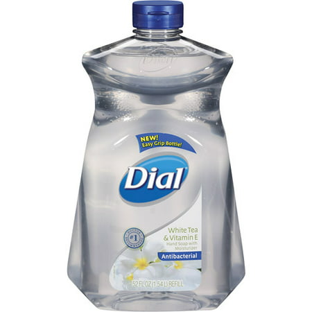 Dial White Tea & Vitamin E Refill Antibacterial Hand Soap, 52 oz