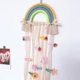 thumbnail image 3 of Prettyui Rainbow Tassels Hair Bows Holder Hanging - Baby Hair Accessories Storage Headband Holder Hair Clips Organizer Wall Hanger Decor for Baby Girls Room Ornament, 3 of 4
