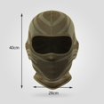 thumbnail image 1 of Pasamontañas para motocicleta, máscara facial completa, transpirable, para ciclismo, escalada, senderismo, entrenamiento, bufanda a prueba de viento, casco, 1 of 4