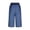 Blue, variant on CHUMUD Jeans for Women Low Rise Pull on Trendy Denim Pants Stretchy Capri Pants
