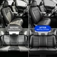 thumbnail image 6 of Fit for Mazda CX-30 2020-2026 Car Seat Covers,Full Set Faux Leather Seat Covers,Stretch Fit,Non-Slip,Breathable,Airbag Compatible,Black,2 Row 5 Seats, 6 of 11