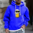 thumbnail image 2 of Flame Print Hoodies for Mens Fleece Long Sleeve Hooded Sweater Casual Warm Relaxed Fit Thermal Shirt with Kangaroo Pocket Casual Fall Outfits Y2K Winter Clothes 2025, 2 of 5