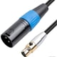thumbnail image 2 of Mini XLR Male to XLR Female Adapter Cable Balanced Cord,1Ft/0.3M, 2 of 5