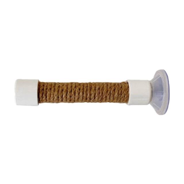 Portable Rope Bird With Suction Cup For Windows Flat Tiles Bath Travel Parrot Grinding Stand Durable For Bird