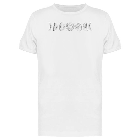Moon Night Phases Tee Men's -Image by Shutterstock