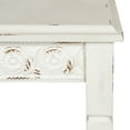 thumbnail image 5 of Kate and Laurel Idabelle Modern Farmhouse Wood Accent Table or Plant Stand with Decorative Metal Skirt, Soft White, 5 of 6