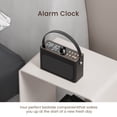 thumbnail image 4 of ANTBOOK Retro Portable Bluetooth Speaker with FM Radio & Alarm Clock, LED Display, Vintage Mini for Bedroom Black, 4 of 8