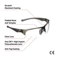 thumbnail image 4 of Allen Company Outlook Shooting Safety Glasses, Clear Lenses, Ansi Z87.1+ & Ce Rated, 4 of 14