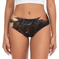 thumbnail image 1 of Balery Steampunk Cowboy Cat Ropa Interior de Algodón para Mujer con Dibujo – Braguitas Cómodas y Elásticas, Estilo Clásico-X-Large, 1 of 6