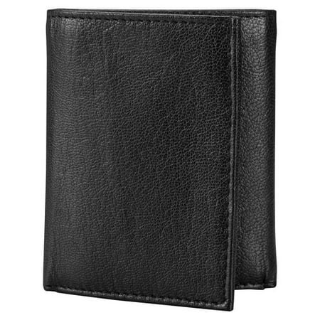 George Small Leather Trifold Wallet - Walmart.com