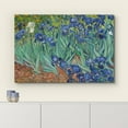 thumbnail image 3 of wall26 Canvas Print Wall Art Irises by Master Artist Vincent Van Gogh Nature Wilderness Illustrations Fine Art Relax/Calm Multicolor for Living Room, Bedroom, Office - 12"x18", 3 of 5