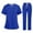 Royal Blue_28#824C, variant on Garbnen Scrub Set Women Stretch V-Neck Scrubs for Women & Cargo Pants Nursing Uniform with Pockets
