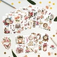 thumbnail image 3 of 12 Sheets Rose and Clock Rub on Transfer Stickers Vintage Rose Butterfly Rub on Transfers Musical Note Rub on Decals Rose Book Sticker for Crafts Glass Wood Furniture Home Decor 5.5x5.5, 3 of 7