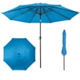 thumbnail image 2 of Villacera 9FT Outdoor Patio Umbrella Shade with Auto Tilt, Blue, 2 of 11