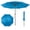 Blue, variant on Villacera 9FT Outdoor Patio Umbrella Shade with Auto Tilt, Brown