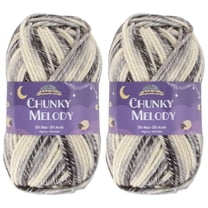 JubileeYarn Chunky Melody Yarn - 100g/Skein Bulky Wool Blend - Jump Rope - 2 Skeins