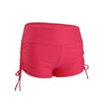 thumbnail image 4 of TTAO Women's Swimswear Swim Briefs Swimsuit Bottom Boardshorts Beach Trunks Red XL, 4 of 7