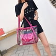 thumbnail image 3 of Clear Crossbody Bag Women Transparent Messenger Handbag Lightweight Shoulder Bag Stylish Carry All For Beach Vacation And Daily Use, 3 of 9