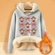 thumbnail image 2 of WILLBEST Sudadera de Mujer con Estampado Navideño de Vaca, Estilo Vaquero, Estilo Femenino y Grueso Mediana, 2 of 4