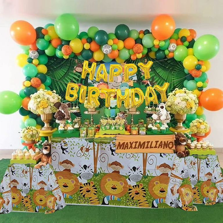 Jungle Safari Theme Birthday Party Supplies Tropical Balloon