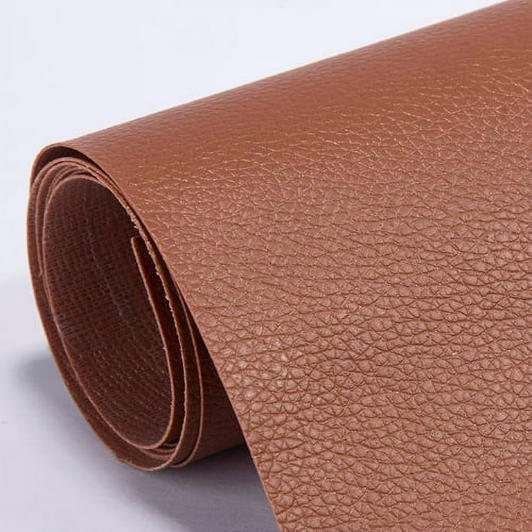 Numola Leather Repair Patch, Vinyl Repair Kit, Self-Adhesive Leather Repair Tape for Sofas, Drivers Car Seat, Couch, Handbags, Jackets (Light Brown