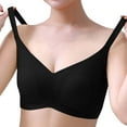 thumbnail image 2 of Sngxgn Bras for Women Full Coverage Underwire Bras,Lifting Lace Bra for Heavy (Black,L), 2 of 3