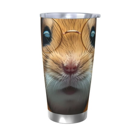 

Fuzoiu Modern Yellow Sweater Guinea Pig Print 20oz Tumbler Stainless Steel Vacuum Insulated Car Cup Insulated Coffee Mug Travel Mug with Lid Thermal Cup for Outdoor-Without Straw