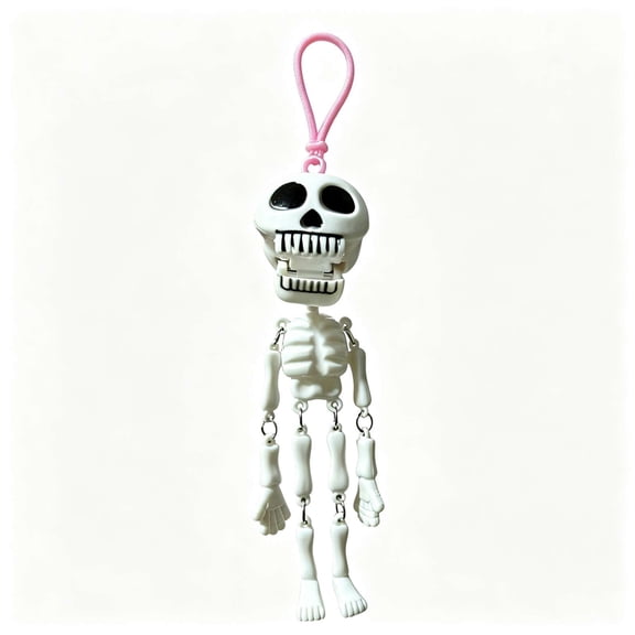 1pcs Skeleton Keychain, Halloween Pendant for Backpack Keys Bag, Spooky Decorative Charm for Summer Fall