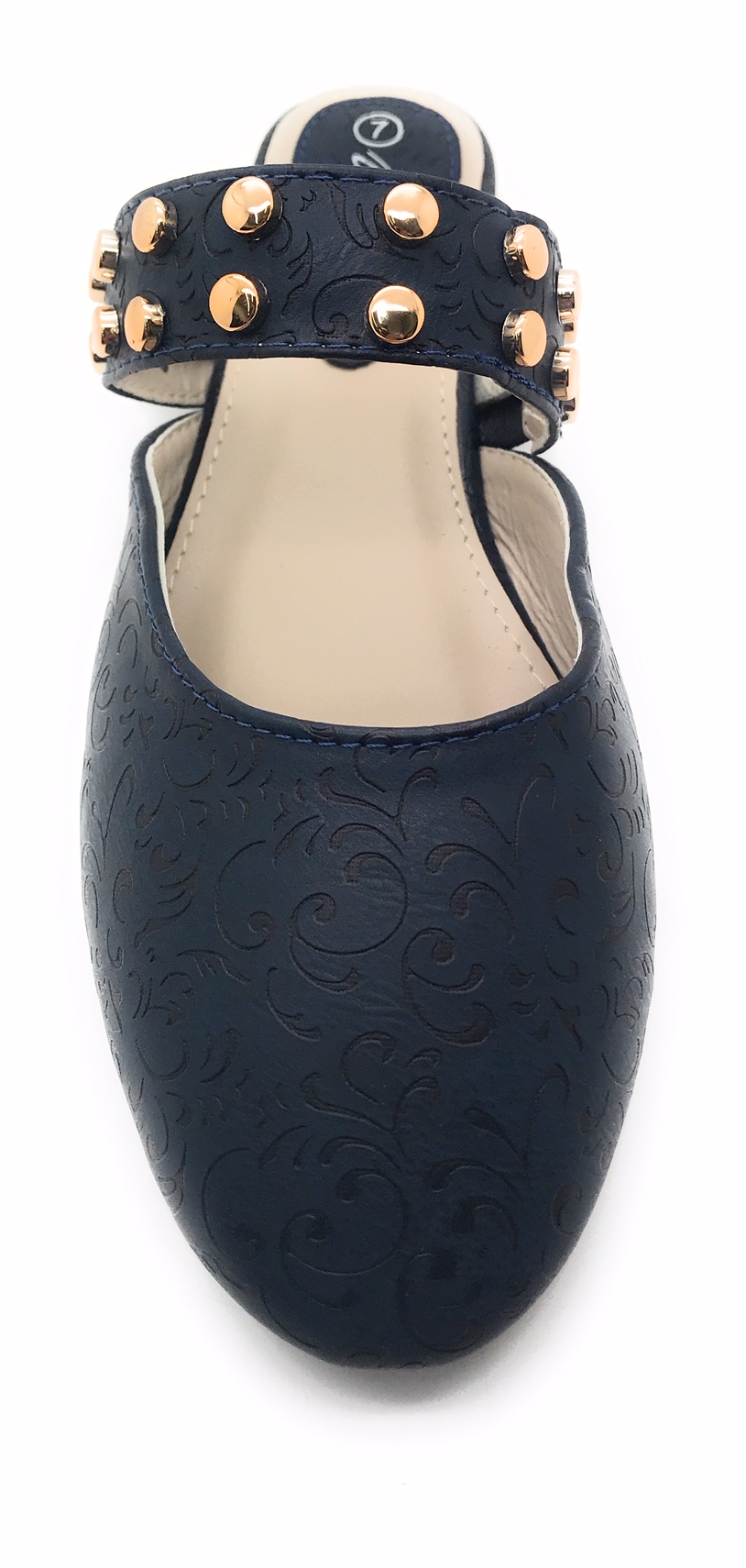 Victoria K Floral Textured Slip On Mules (Women)